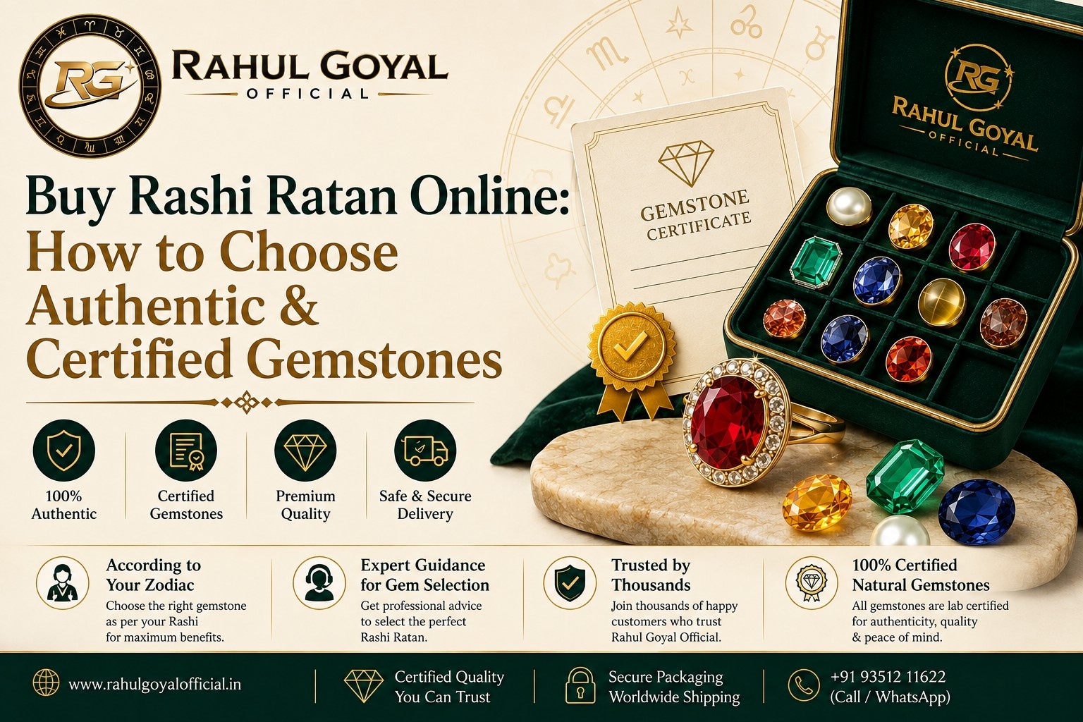 Buy Rashi Ratan Online How to Choose Authentic & Certified Gemstones