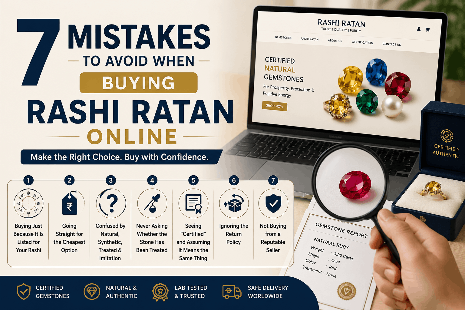 7 Mistakes to Avoid When Buying Rashi Ratan Online