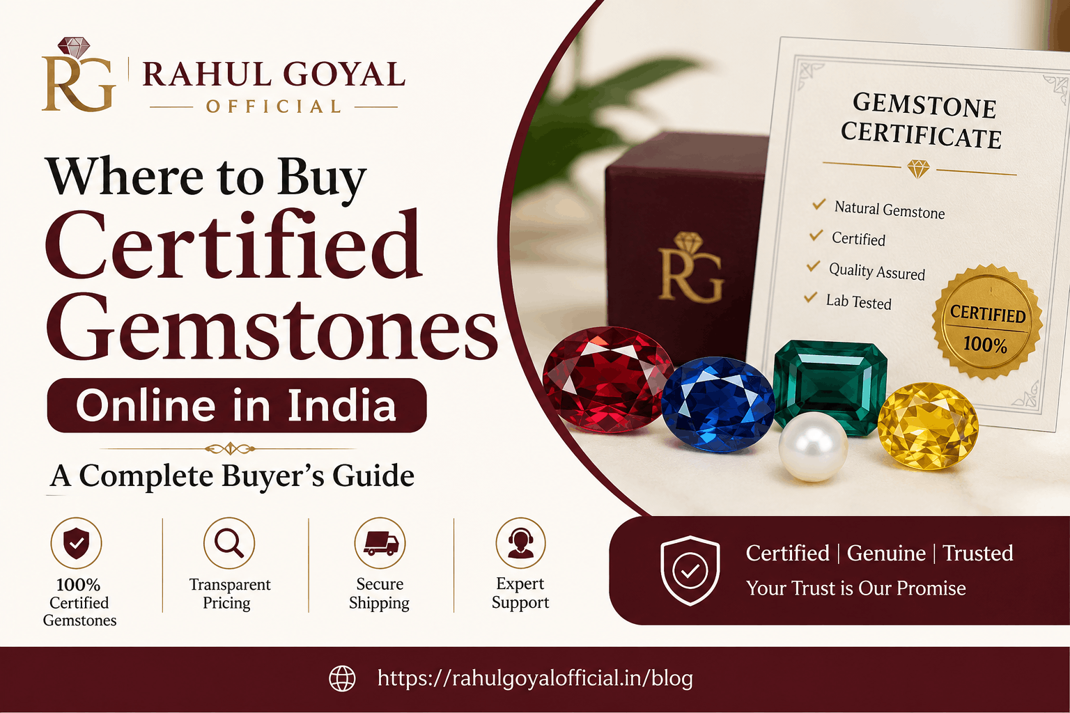Where to Buy Certified Gemstones Online in India A Complete Buyer’s Guide