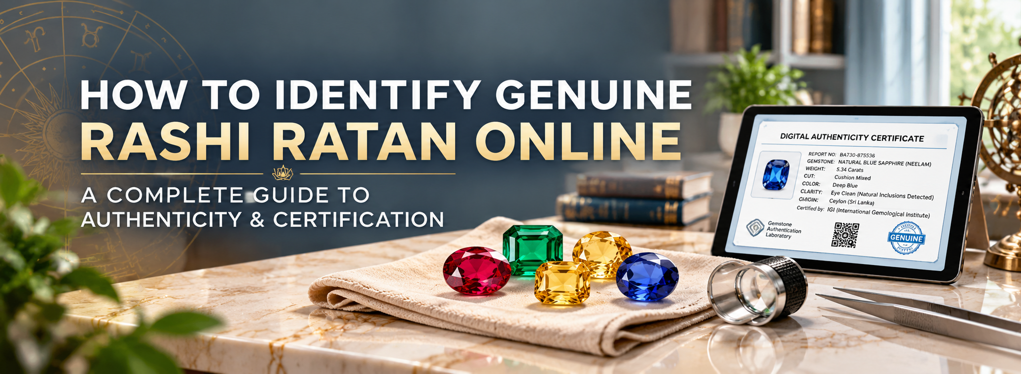 How to Identify Genuine Rashi Ratan Online A Complete Guide to Authenticity & Certification
