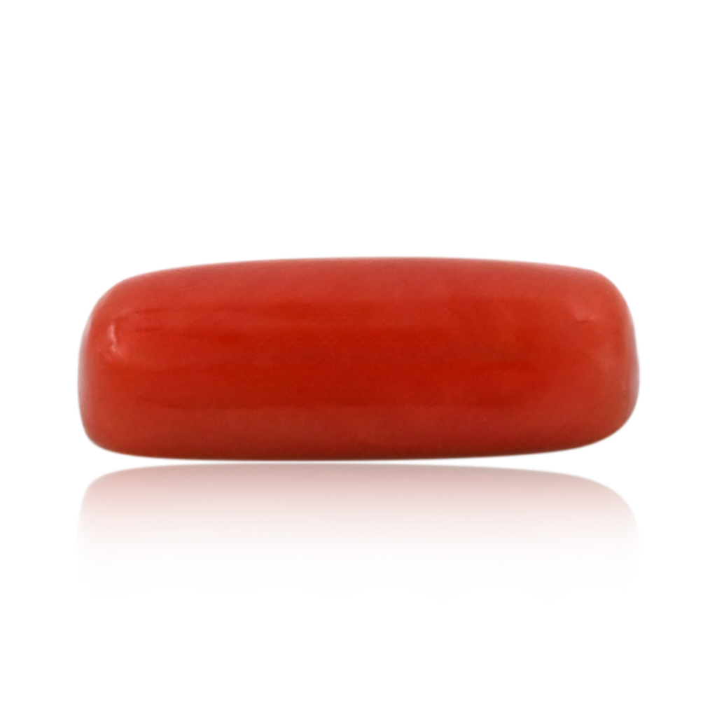 Natural Italian Red Coral (Moonga) 8X17 MM 6.40 Carat