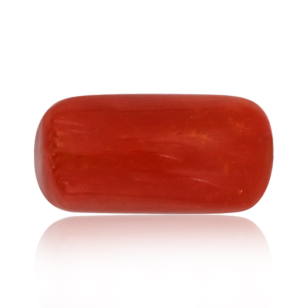 Italian Red Coral (Moonga) 9X18MM 9.30 Carat