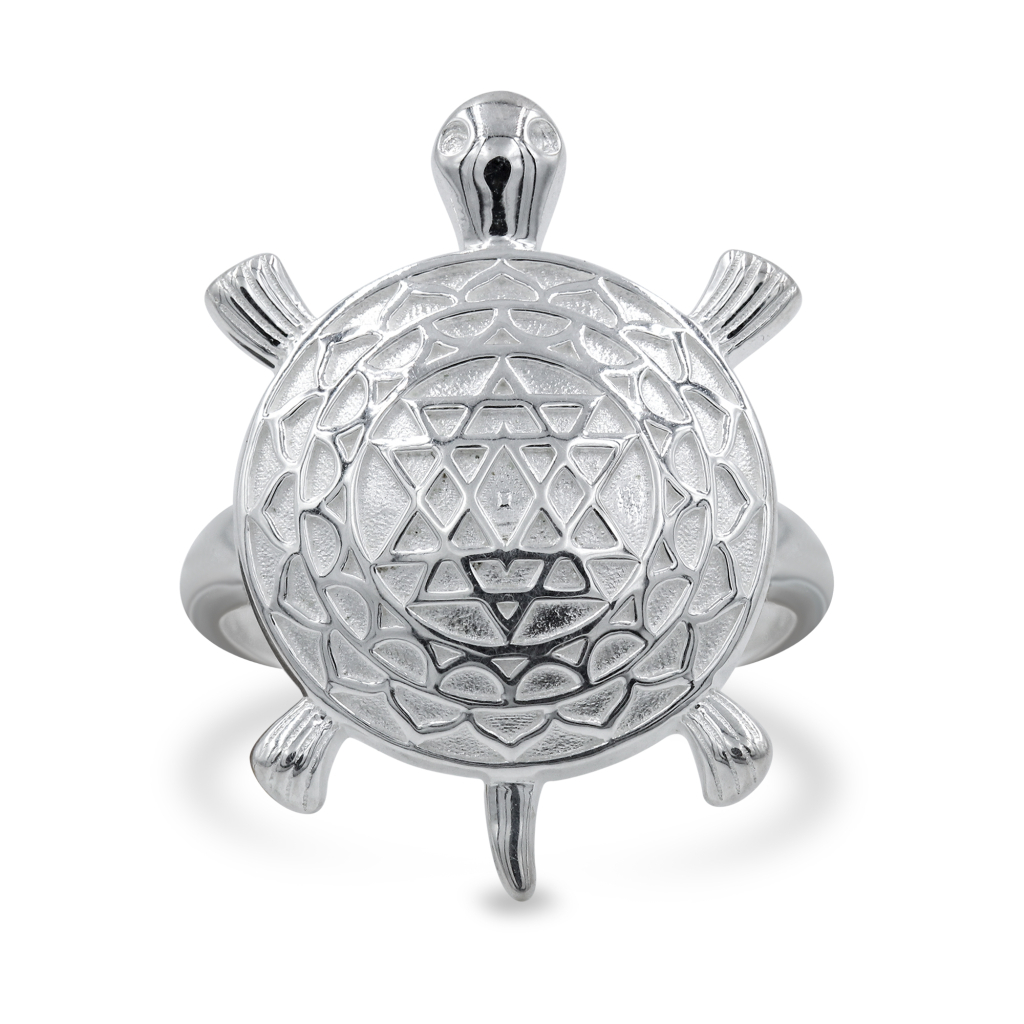 Shree Laxmi Kashyap Dhan Yantra Tortoise Ring