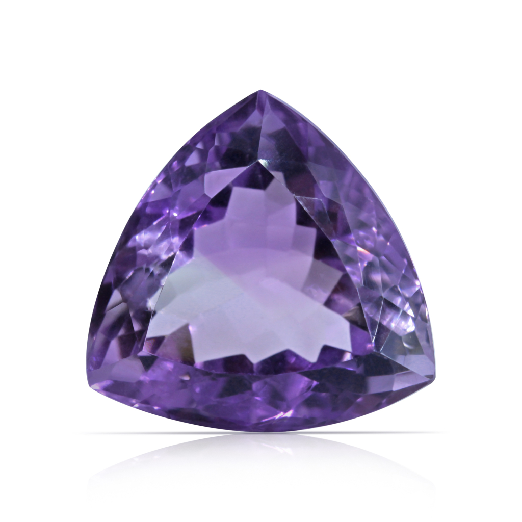 Amethyst (Jamunia) Trillion Cut 16.83 Carat