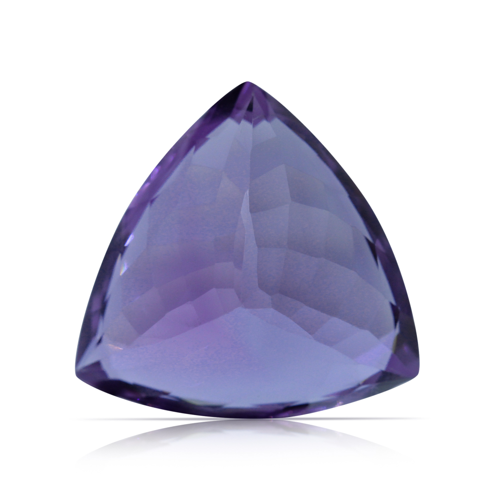 Amethyst (Jamunia) Trillion Cut 21.38 Carat