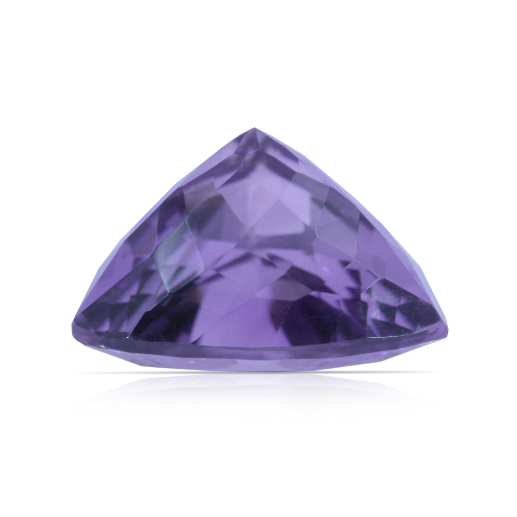 Amethyst (Jamunia) Trillion Cut 21.38 Carat