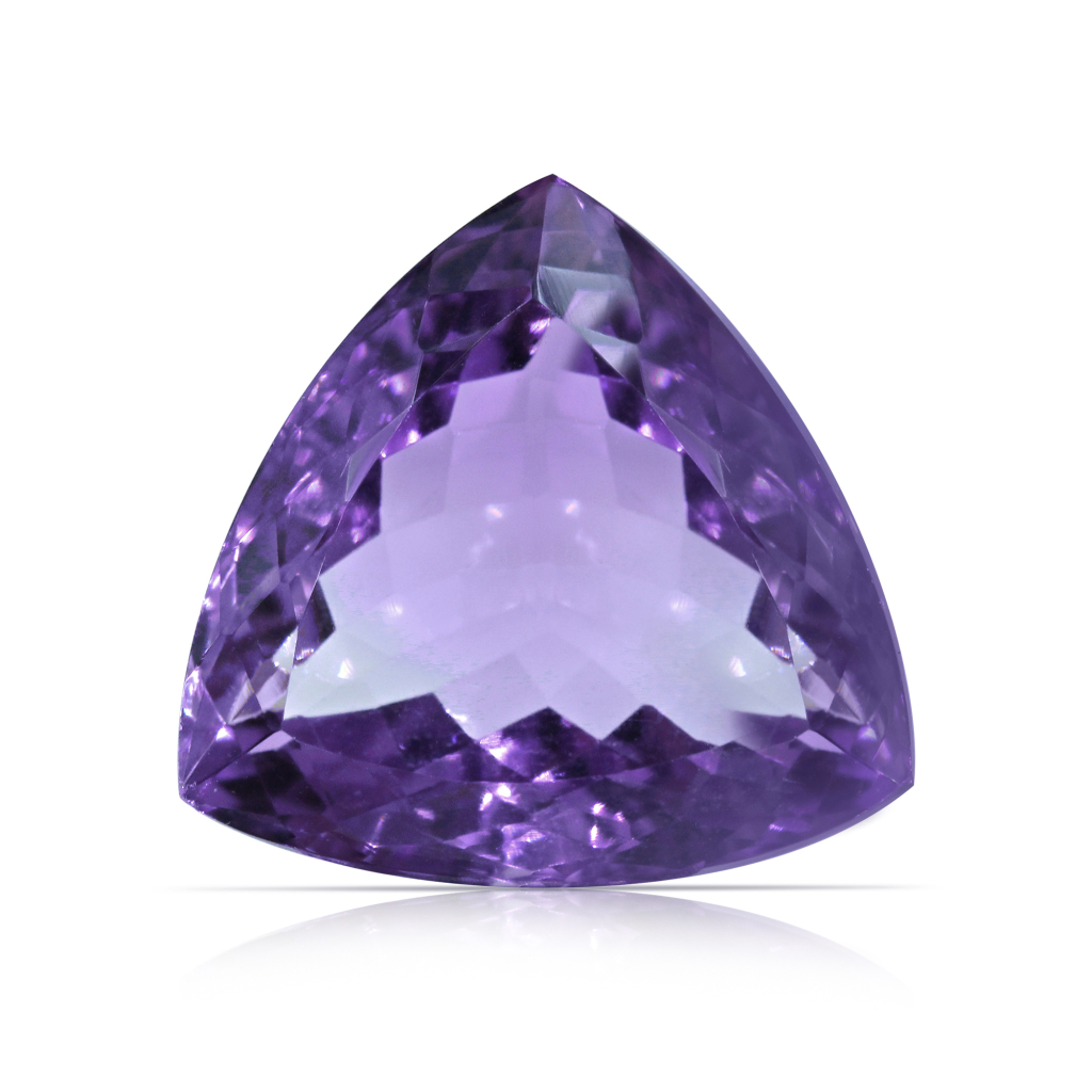 Amethyst (Jamunia) Trillion Cut 21.93 Carat