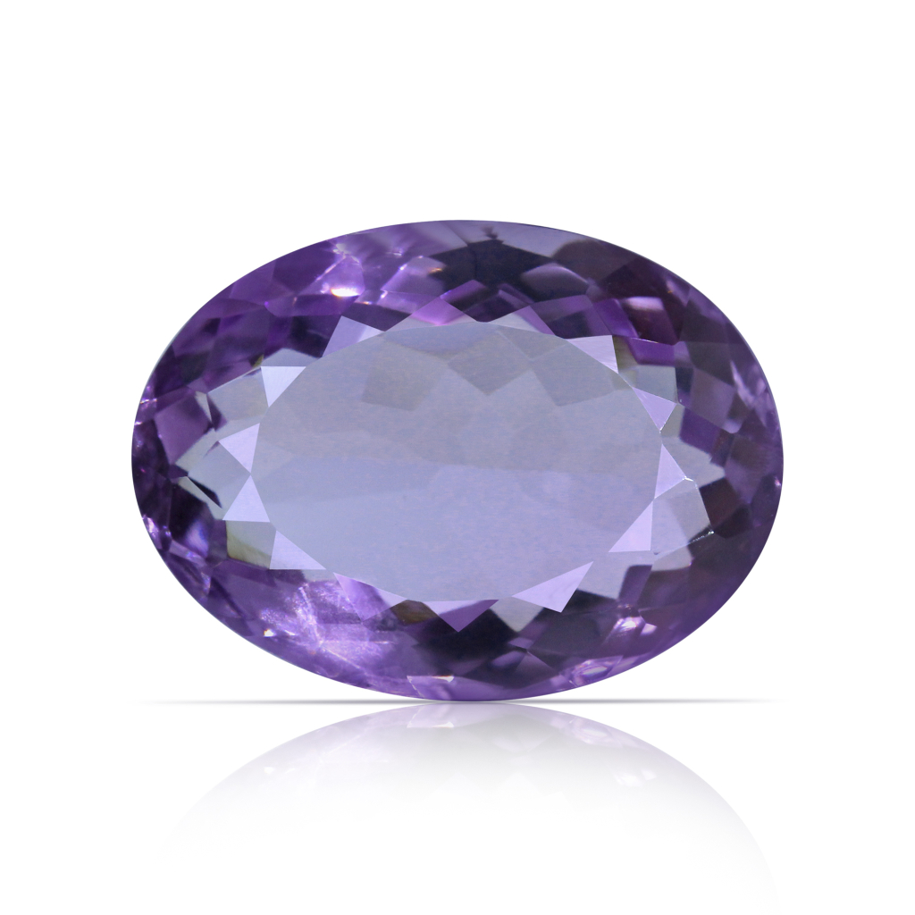 Amethyst (Jamunia) Oval Cut 17.68 Carat