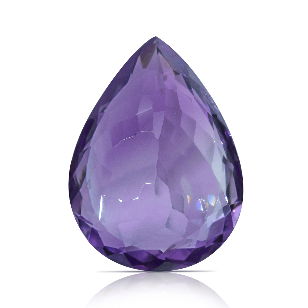 Amethyst (Jamunia) Pear Cut 32.86 Carat