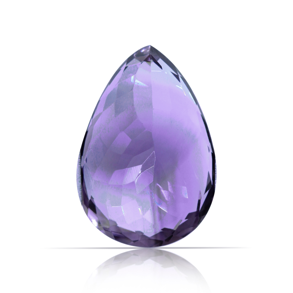 Amethyst (Jamunia) Pear Cut 12.80 Carat