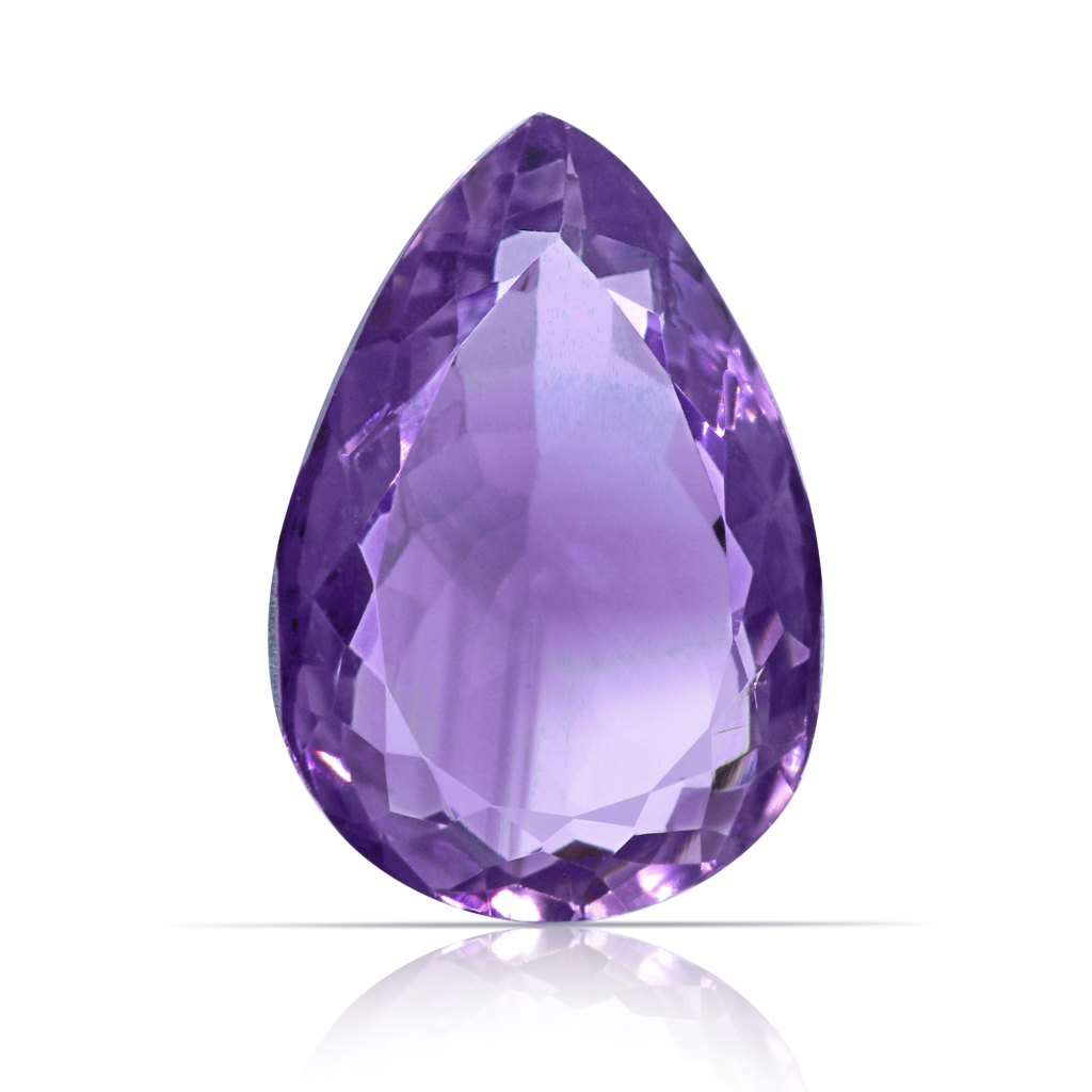 Amethyst (Jamunia) Pear Cut 12.80 Carat