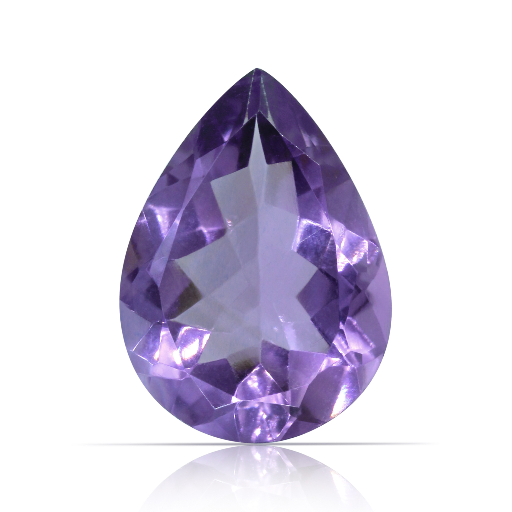 Amethyst (Jamunia) Pear Cut 8.45 Carat
