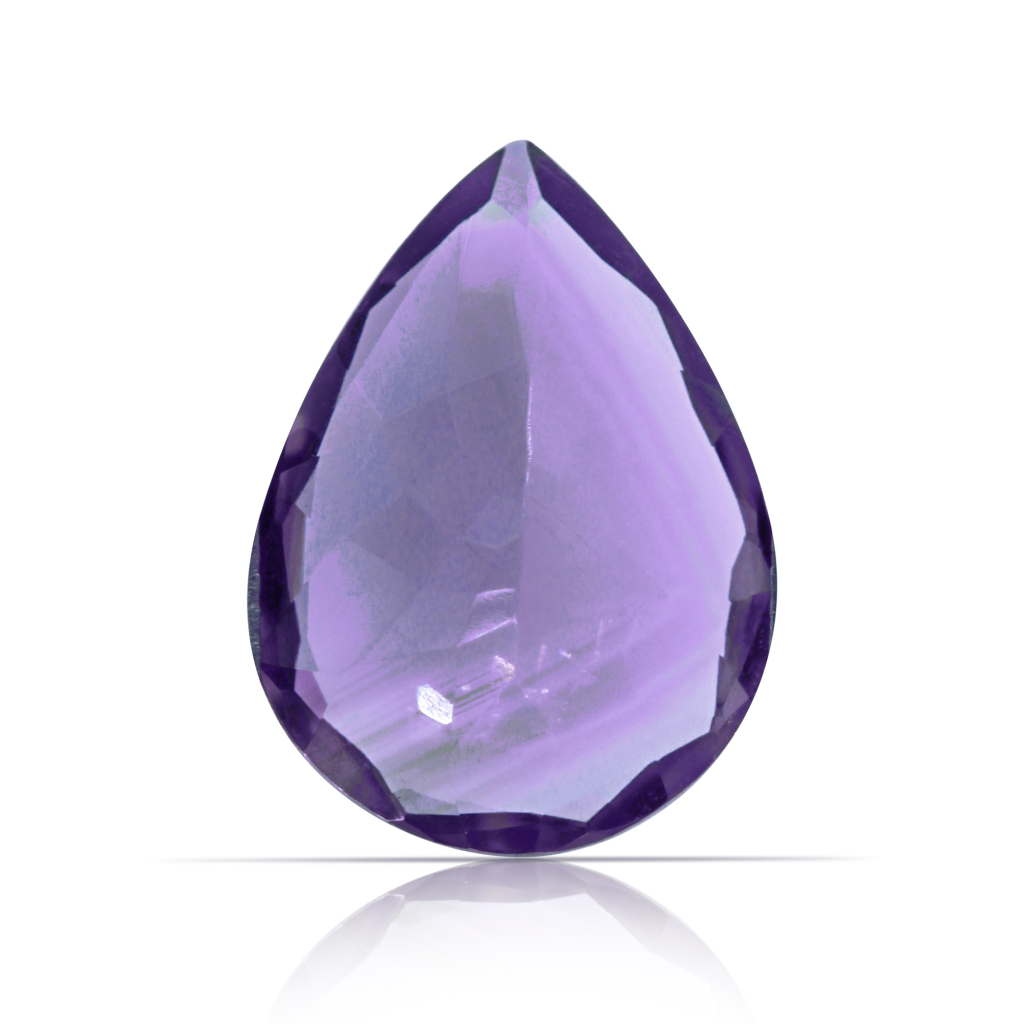 Amethyst (Jamunia) Pear Cut 8.45 Carat