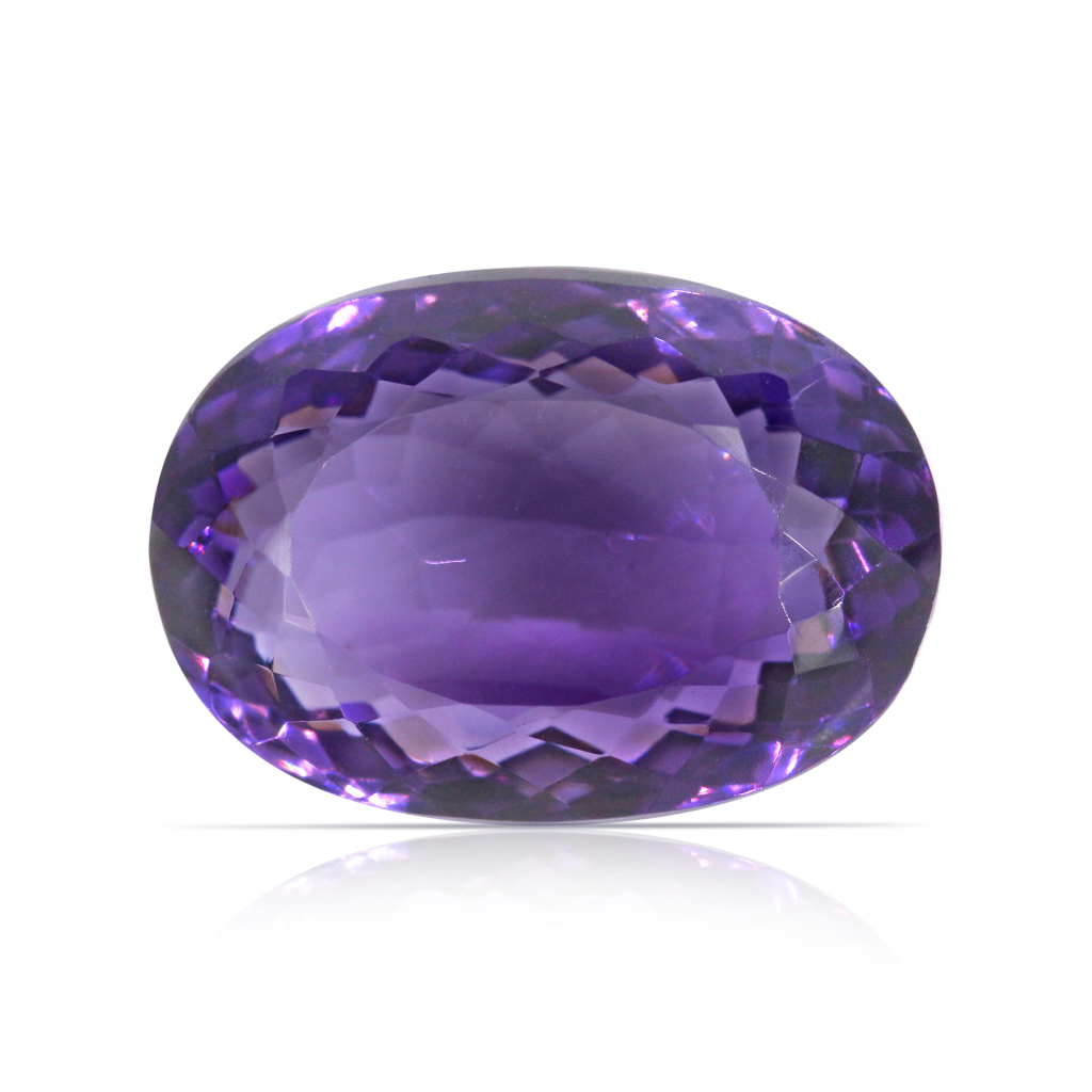 Amethyst (Jamunia) Oval Cut 25.06 Carat