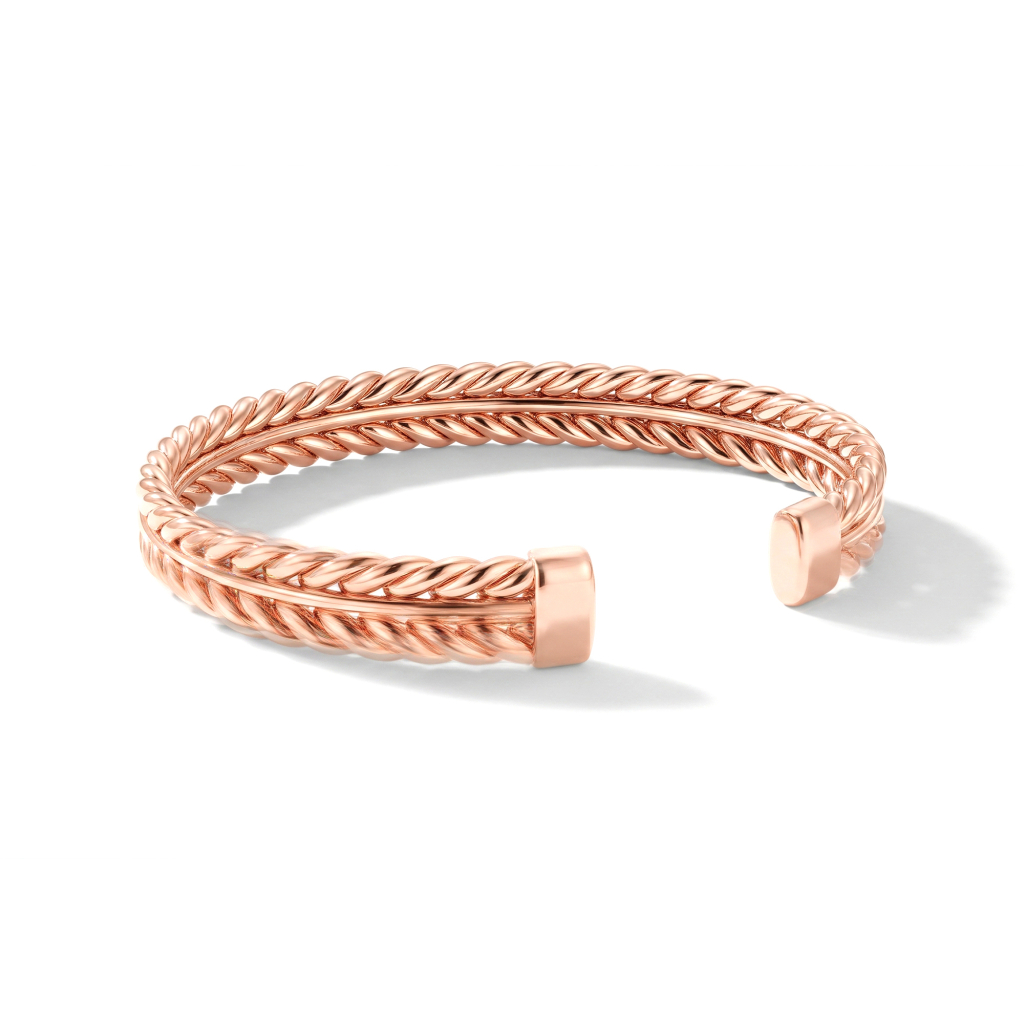 Cosmic Trinity Nepaliya Copper Bracelet For Unisex