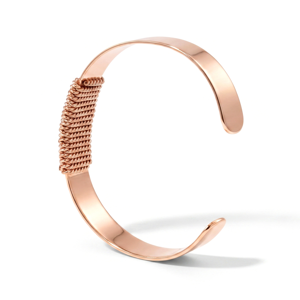 Divine Leaf Nepaliya Copper Bangle for Men