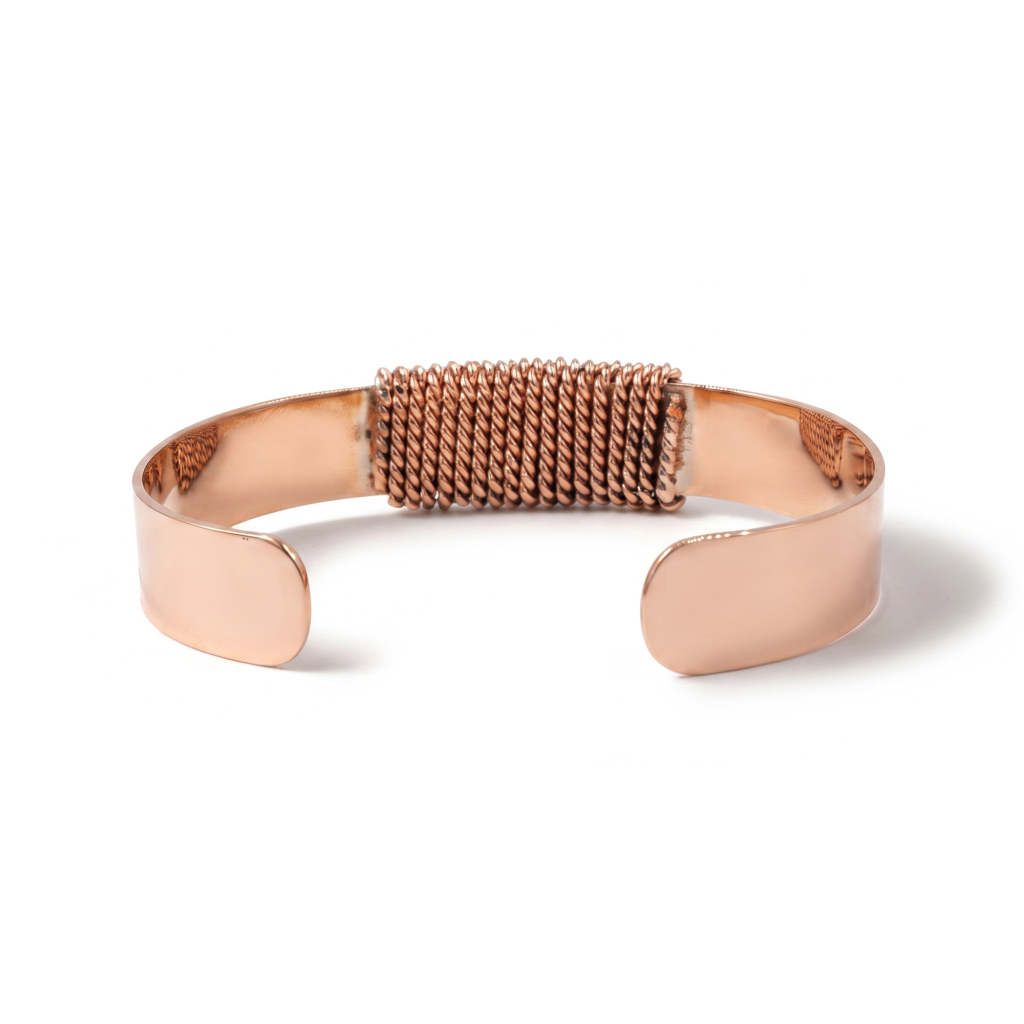 Divine Leaf Nepaliya Copper Bangle for Men