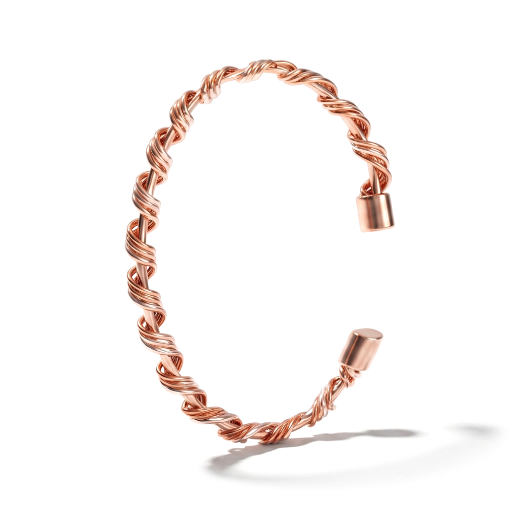 Infinity Wave Nepaliya Copper Bracelet