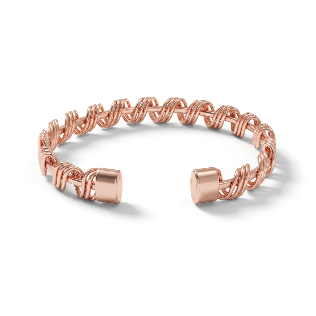 Infinity Wave Nepaliya Copper Bracelet