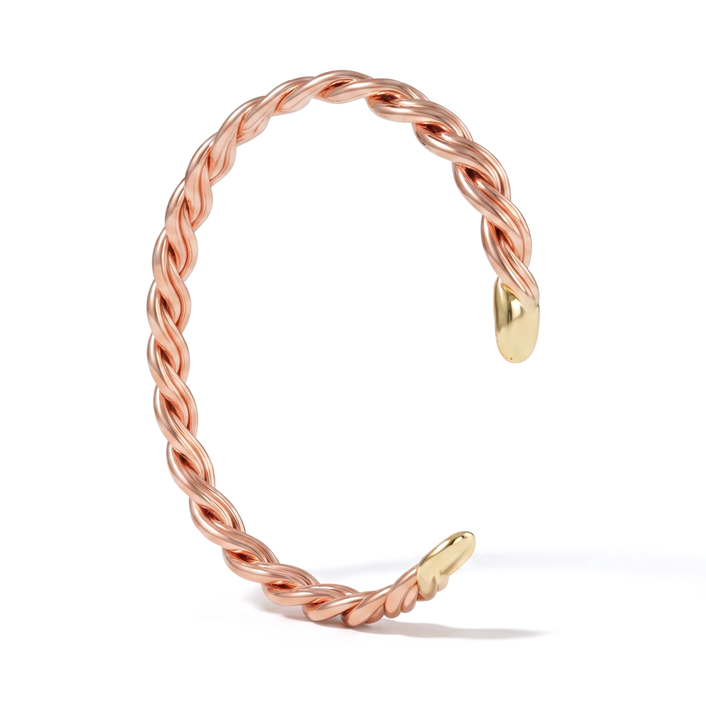 Rudra Flow Nepaliya Copper Bracelet For Women