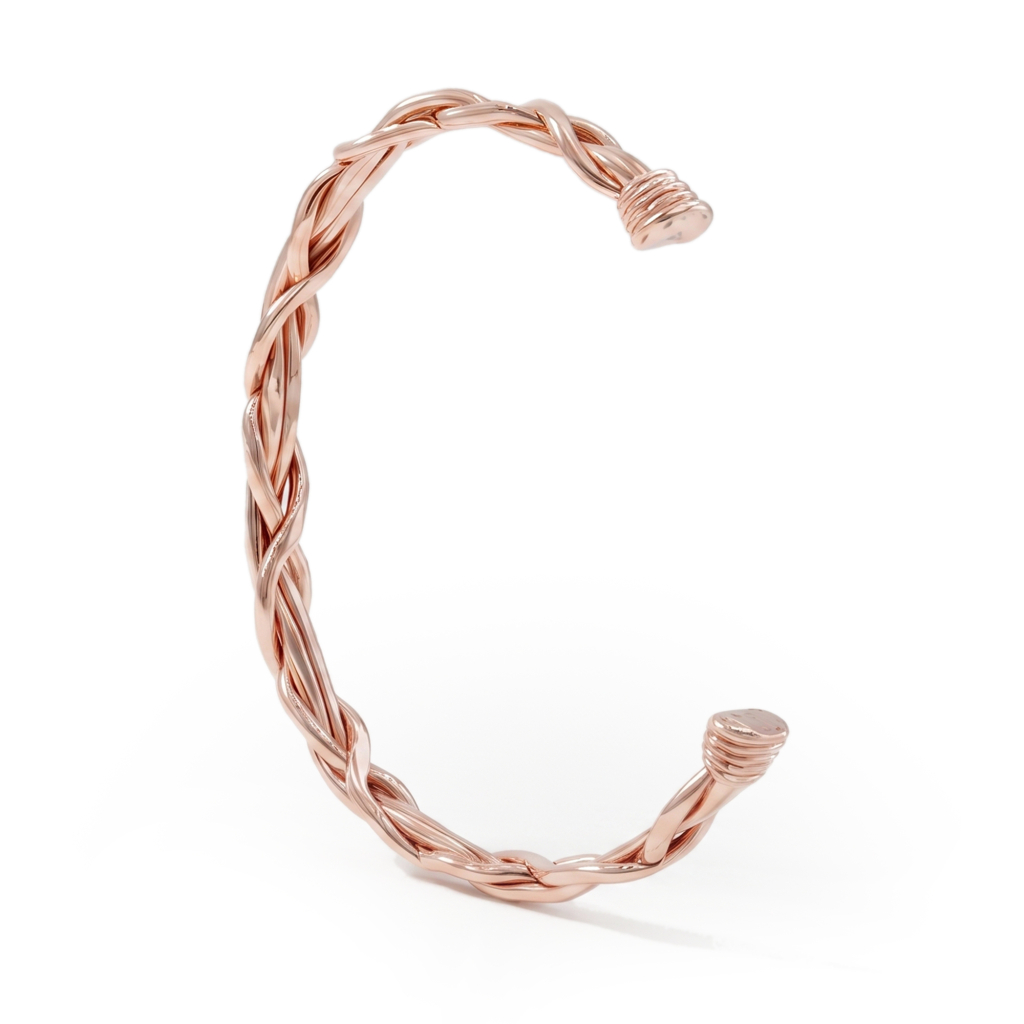 Infinite Energy Weave Nepaliya Copper Bracelet