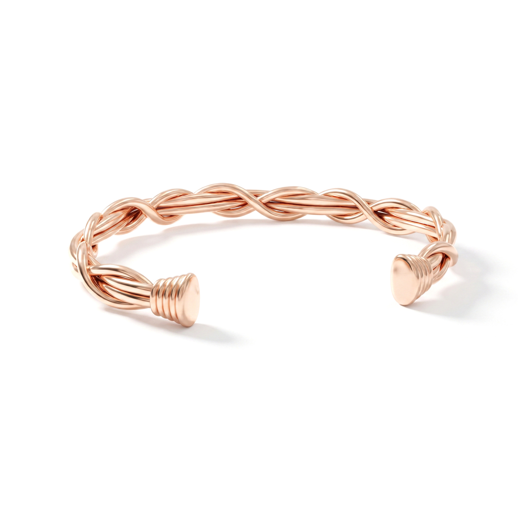 Infinite Energy Weave Nepaliya Copper Bracelet