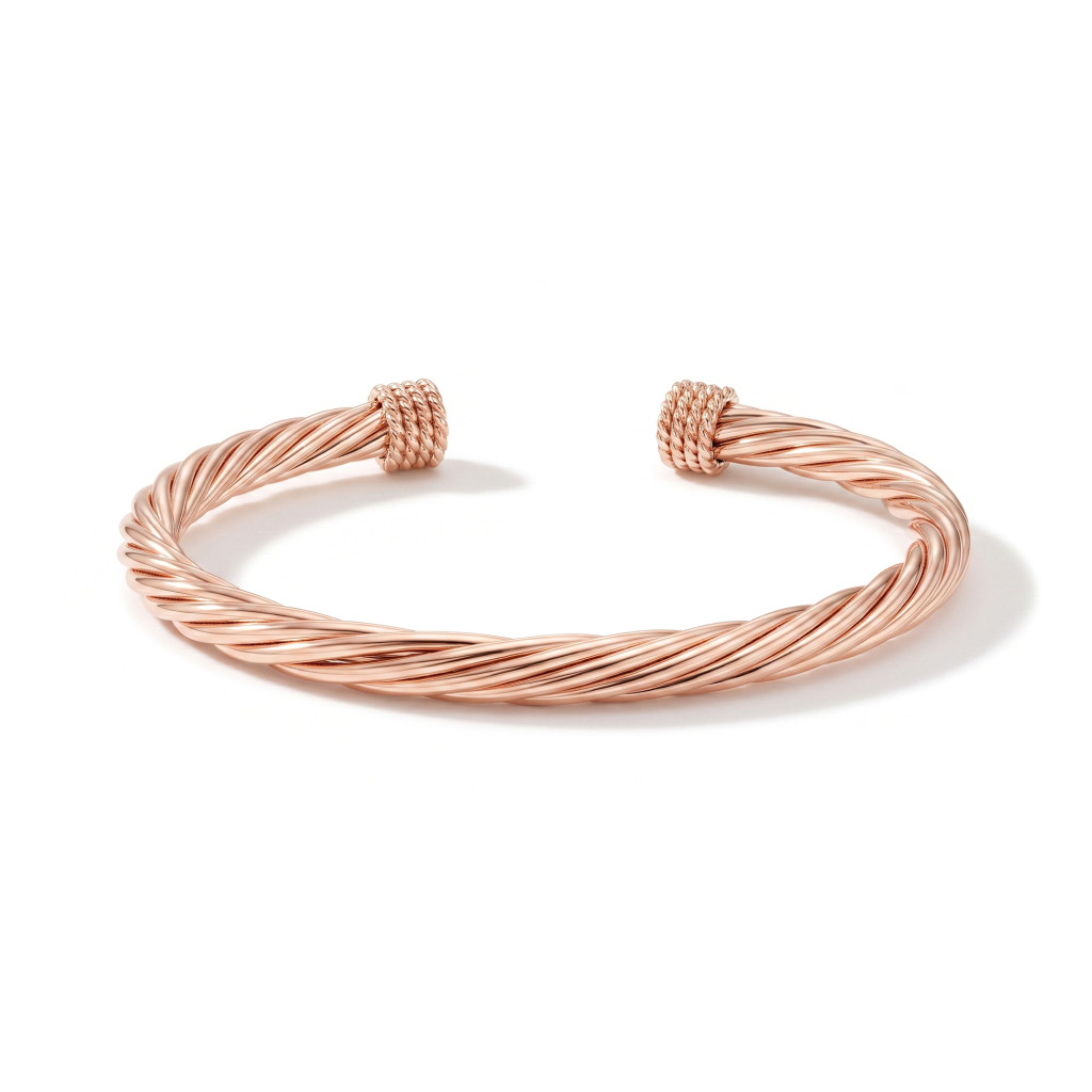 Naag Sutra Twisted Cable Nepaliya Copper Bracelet