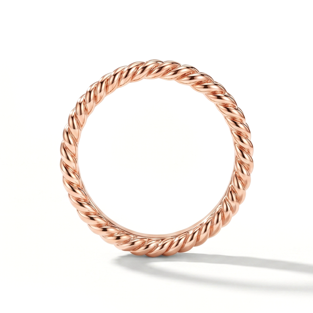 Infinity Divine Braid Pure Copper Thumb Band Ring