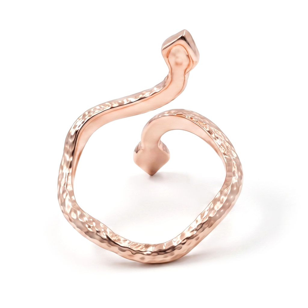 Serpent Energy Pure Copper Wrap Ring