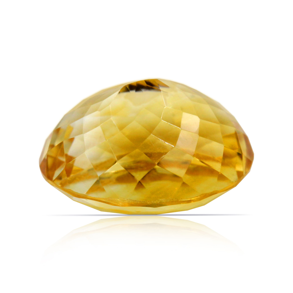 Yellow Citrine (Sunela) Oval Cut 12.05 Carat