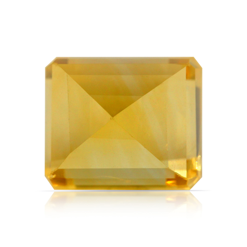 Yellow Citrine (Sunela) Octogan Cut 12.81 Carat