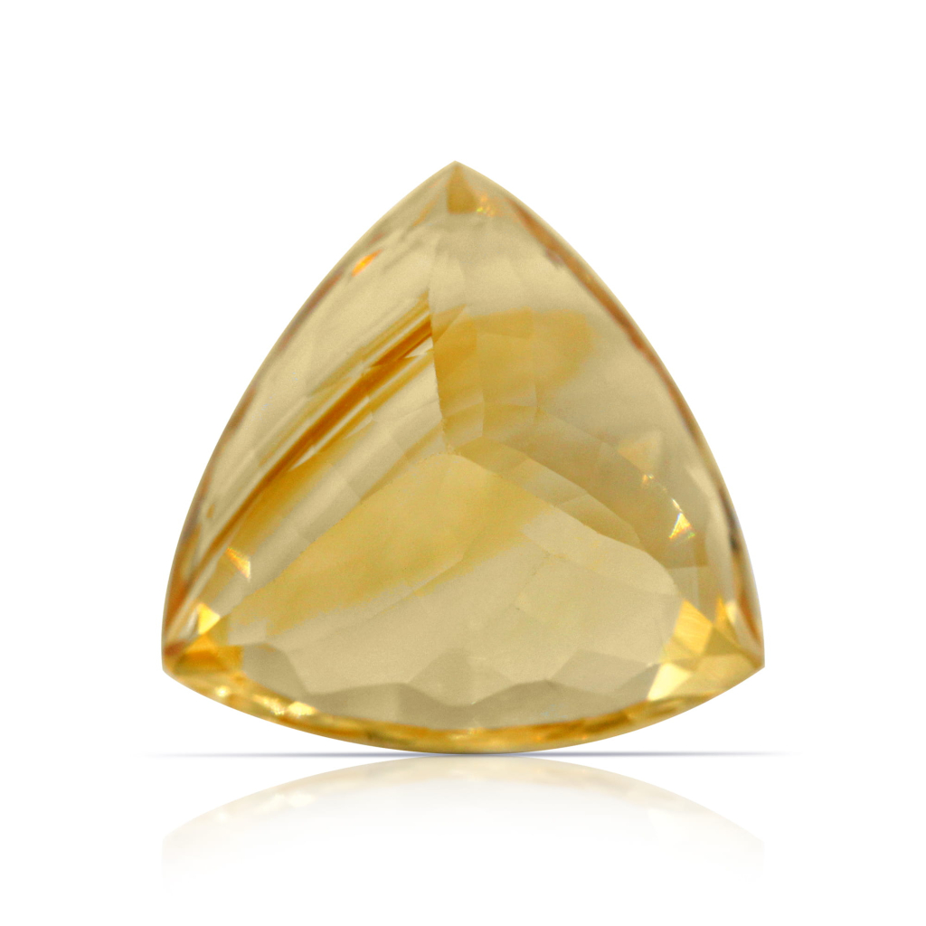 Yellow Citrine (Sunela) Trillion Cut 14.50 Carat