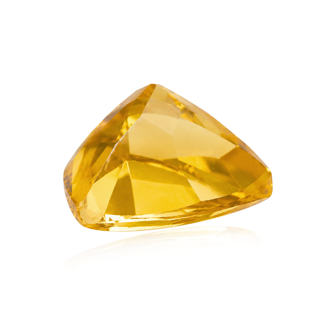 Yellow Citrine (Sunela) Trillion Cut 14.50 Carat