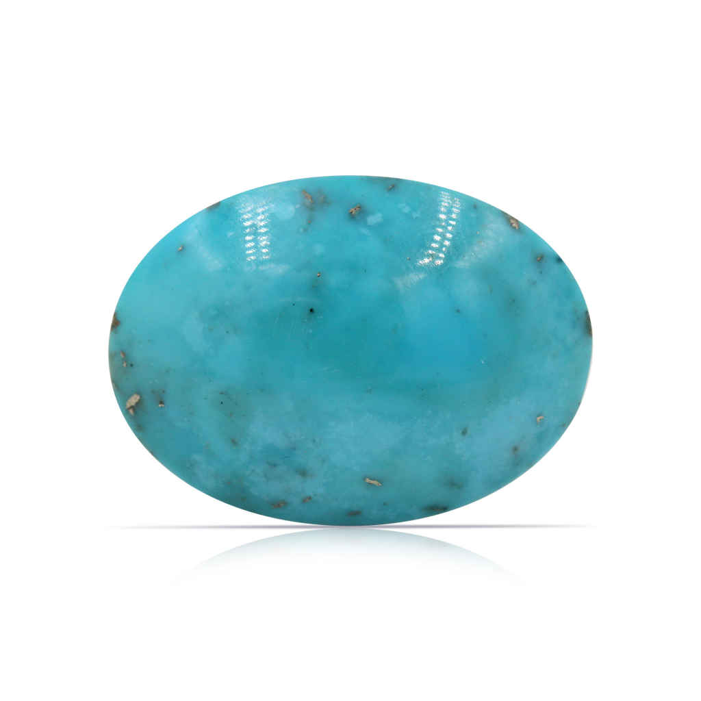 Blue Irani Turquoise (Firoza) 21.40 Carat