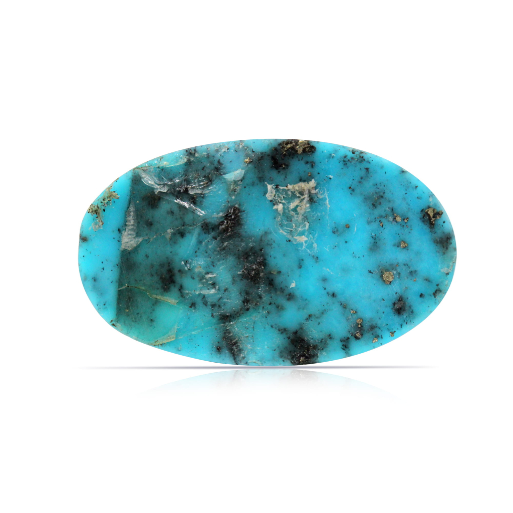 Blue Irani Turquoise (Firoza) 24.40 Carat