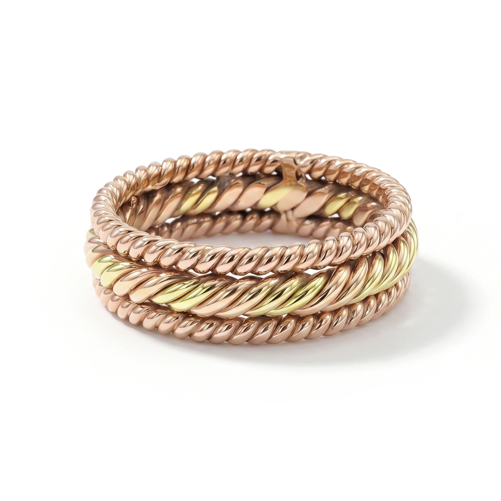 Trinity Shakti Twisted Rope Bands