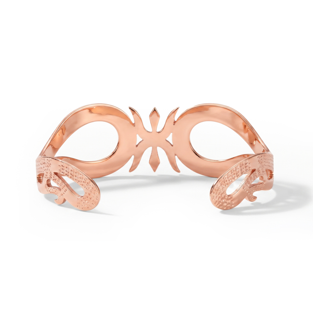 Shukra Shakti Butterfly Nepaliya Copper Cuff Bangle