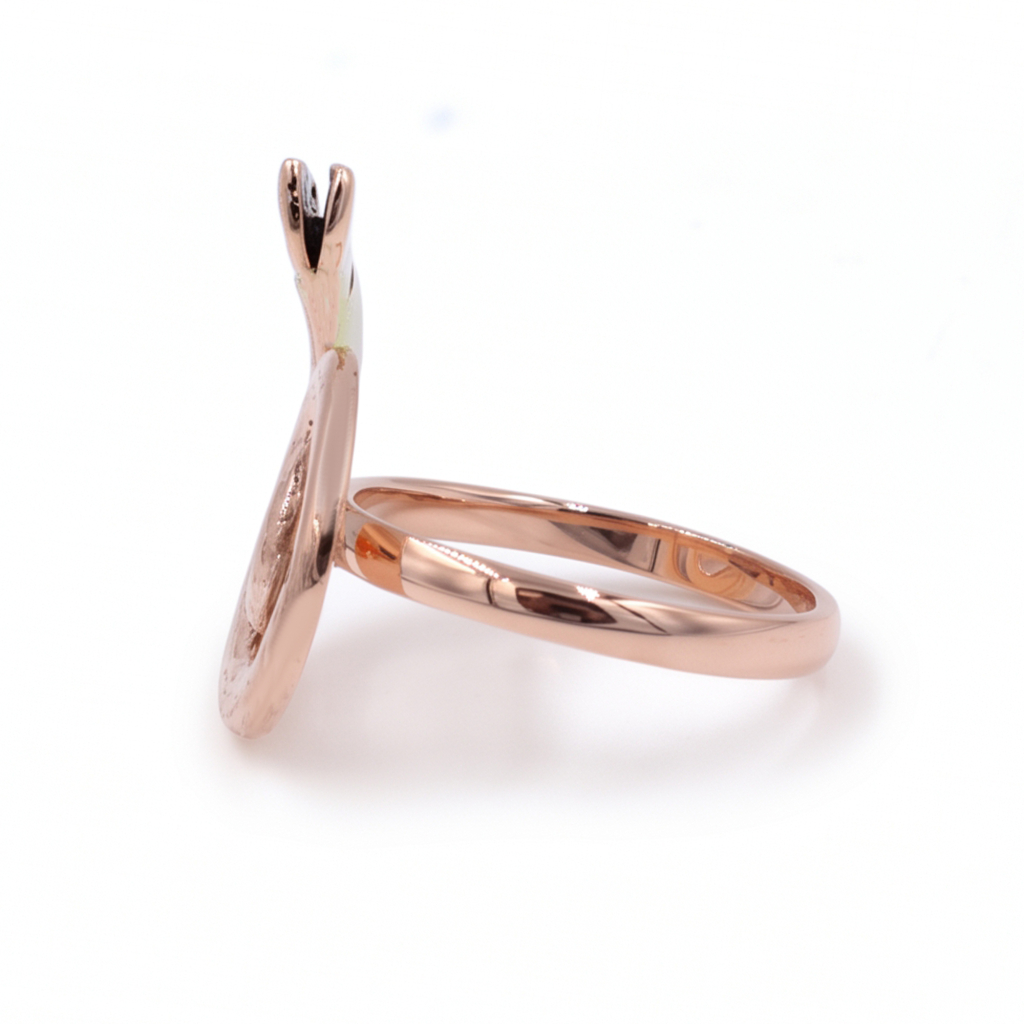 Naga Shakti Rahu Spiral Snake Nepaliya Copper Ring